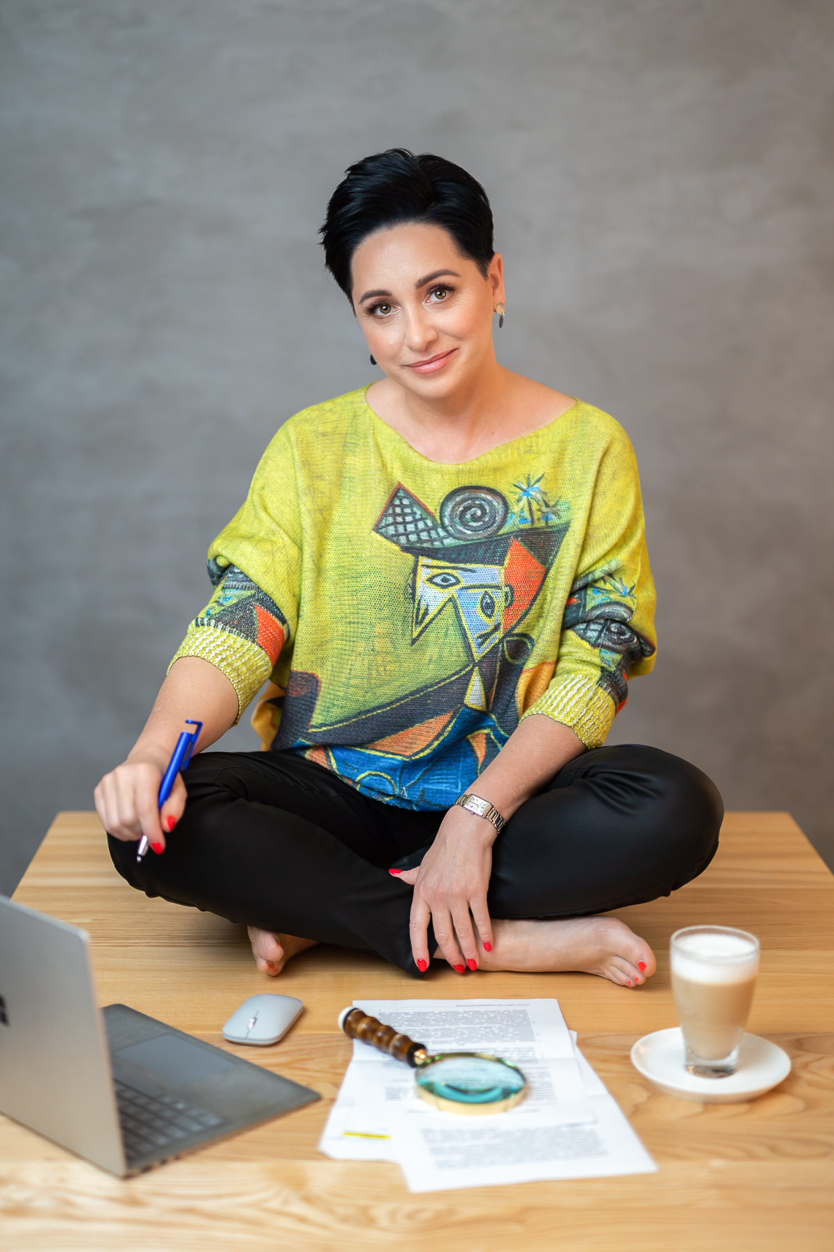 Anna Marynowska sesja limonka